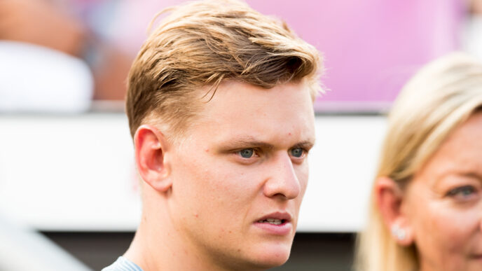 Mick Schumacher looking worried for the Audi 2025 Driver Selection